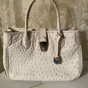 White beautiful vintage purse